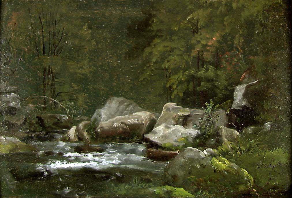 Johan Christian Dahl, Stream in the Liebethaler Grund