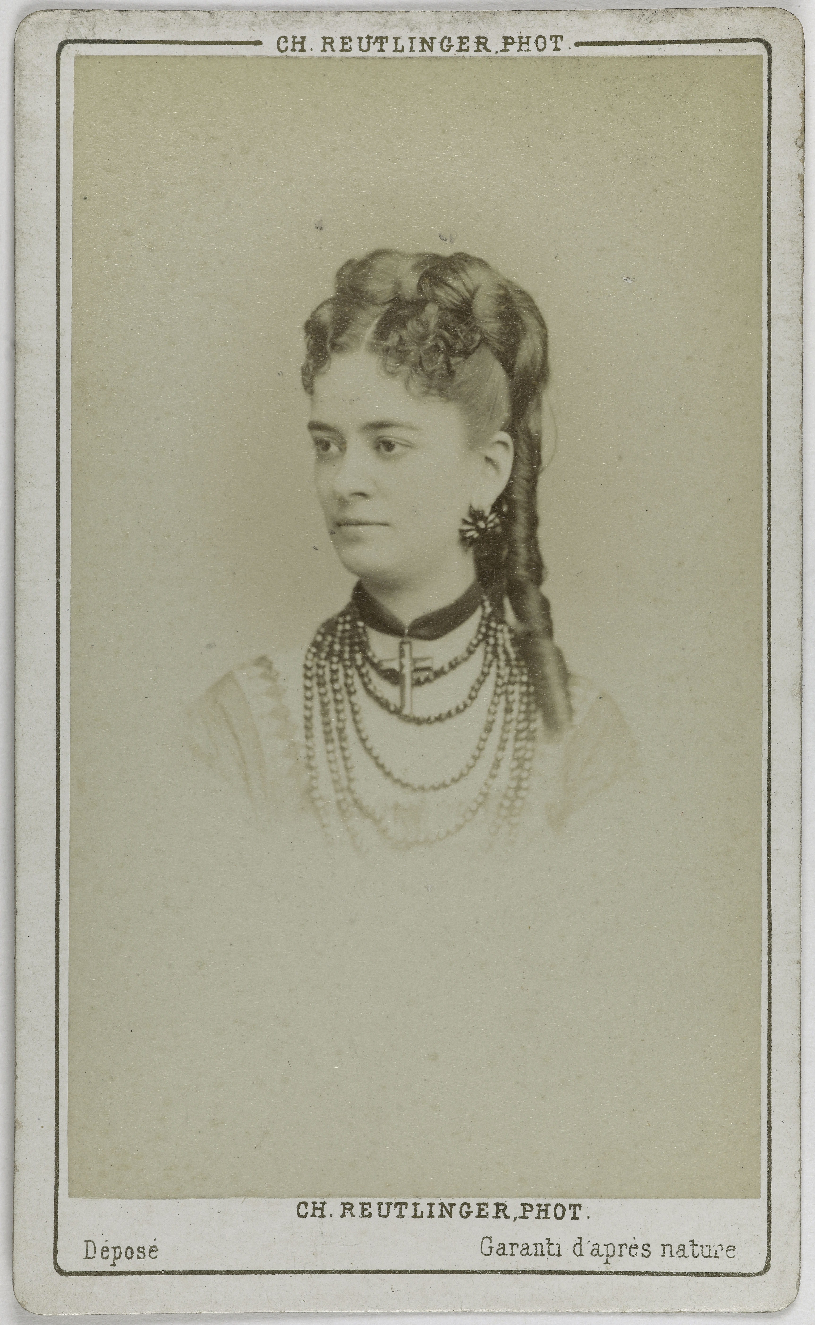 Charles Reutlinger, Portrait de Pepita, (danseuse)