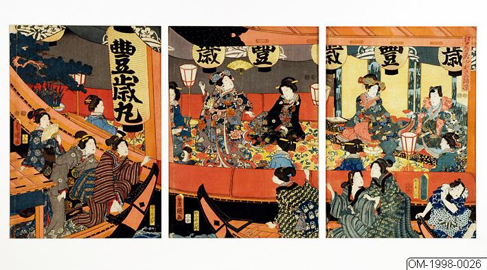 Utagawa Kunisada (Toyokuni III), Träsnitt, Bildkonst, Woodblock, Print, Woodcut