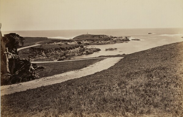 Carleton Watkins, [Coast view near Monterey]