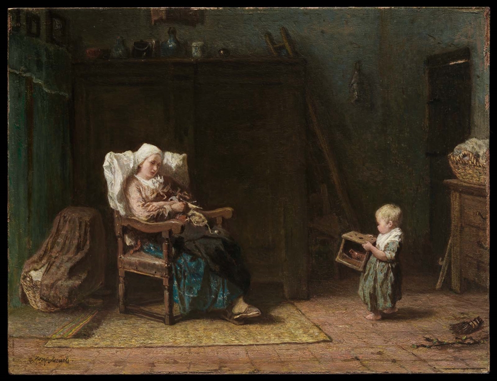 Jozef Israëls, Convalescent Mother and a Child