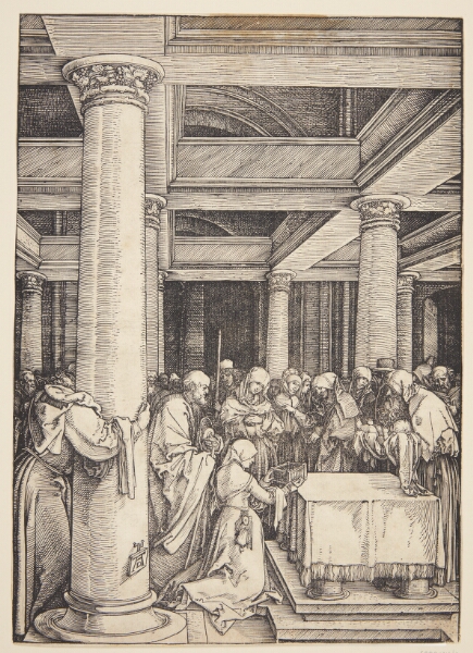 Albrecht Dürer, Fremstillingen i templet