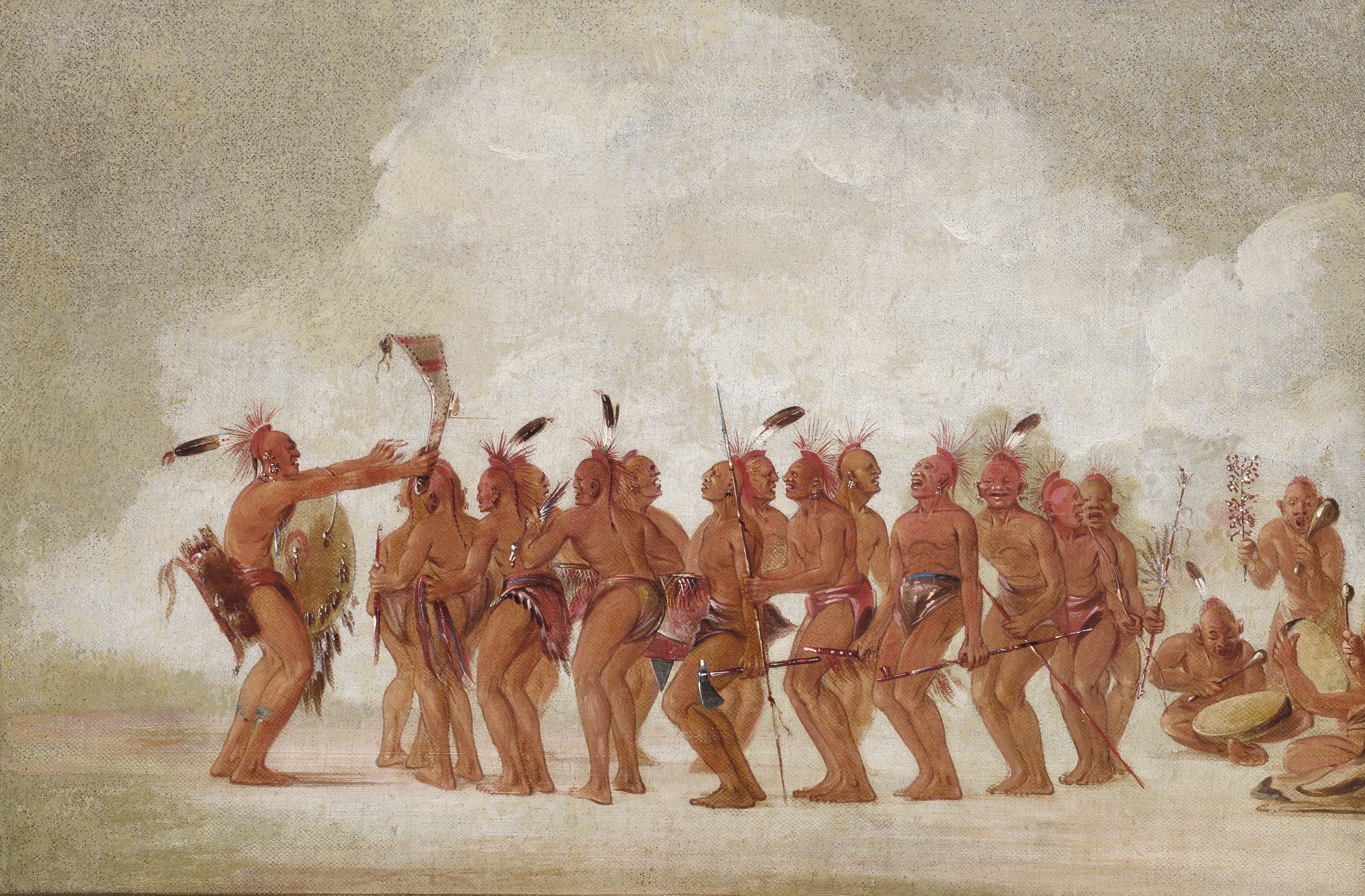 George Catlin, Slave Dance, Sac and Fox