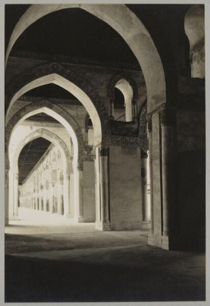 K.A.C. Creswell, Arcades on northeast side of the mosque of Ahmad ibn Tulun, Cairo