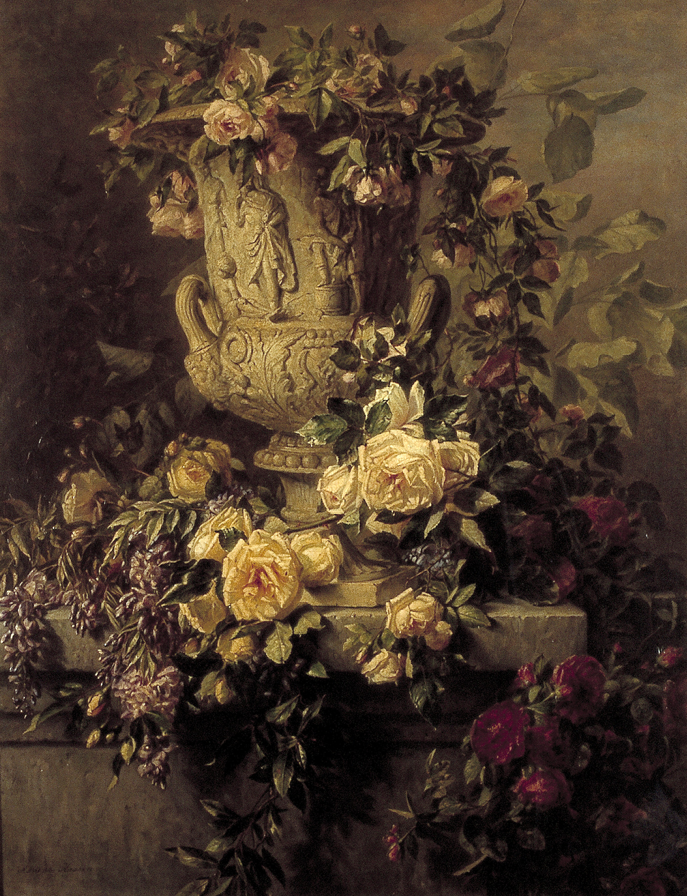 Adriana Johanna Haanen, 'Summer': Still Life with Flowers