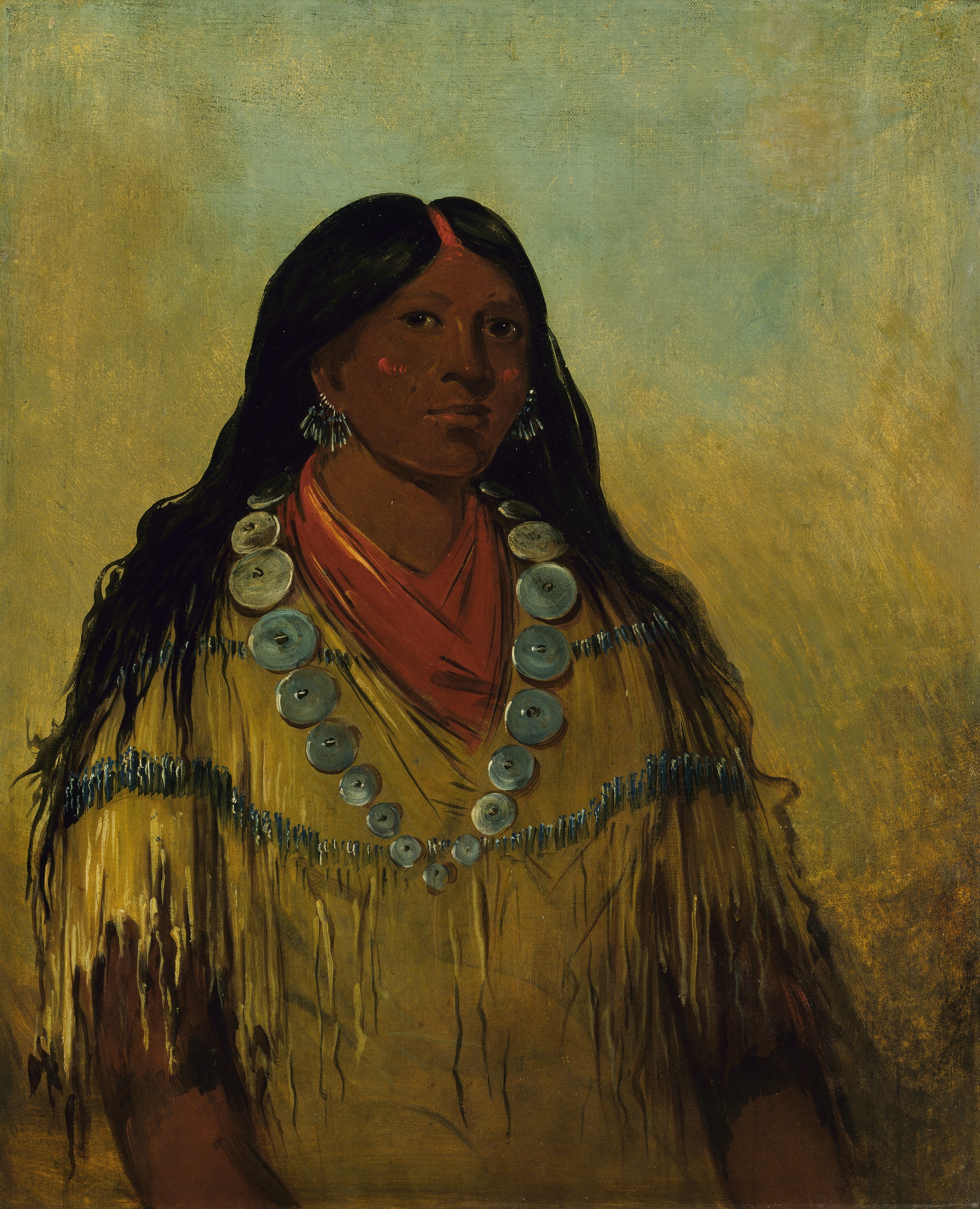 George Catlin, Tchow-ee-pút-o-kaw, a Woman