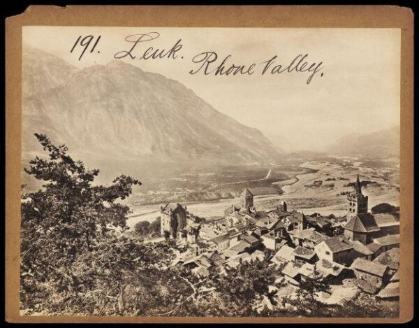 Francis Frith, Leuk.  Rhone Valley
