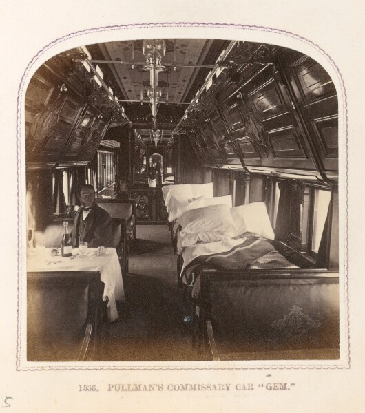 Thomas Houseworth, Pullman's Commissary Car "Gem"