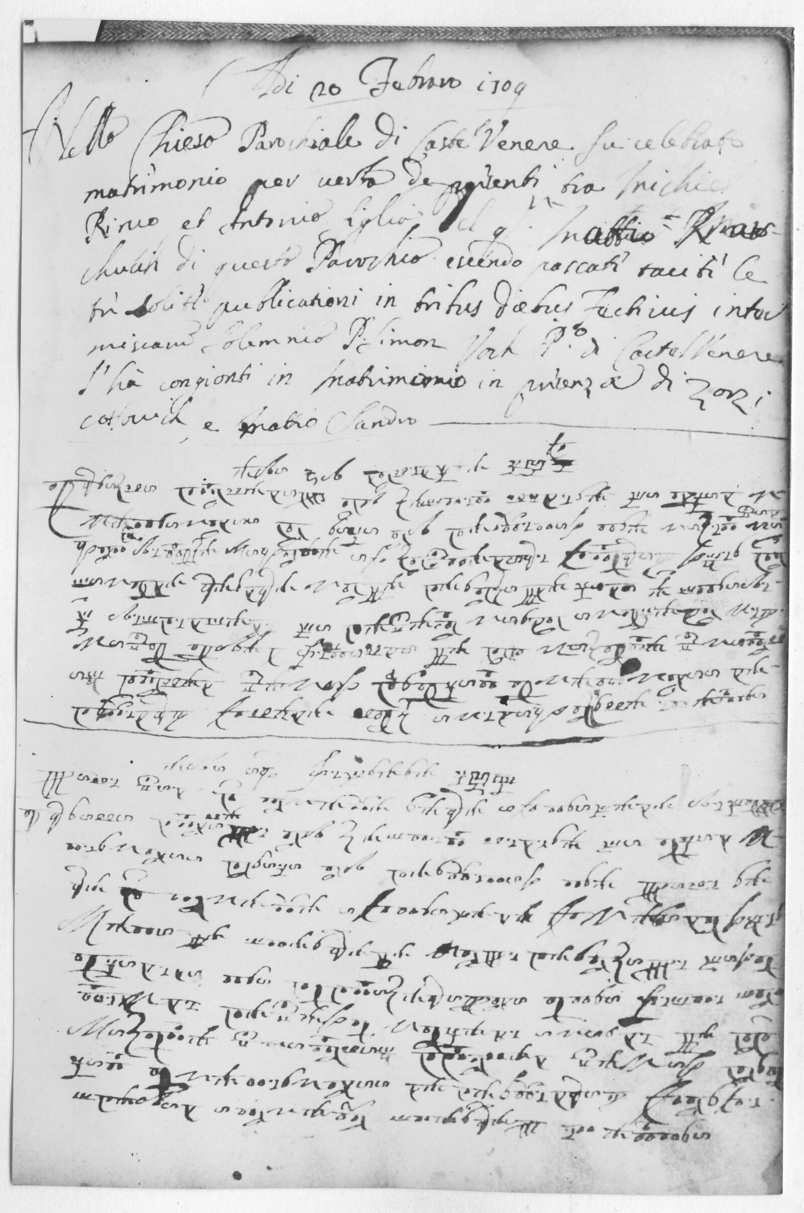 Branko Fučić, Kaštel (Buje), glagoljska matica iz 1668. godine u Arhivu župnog dvora