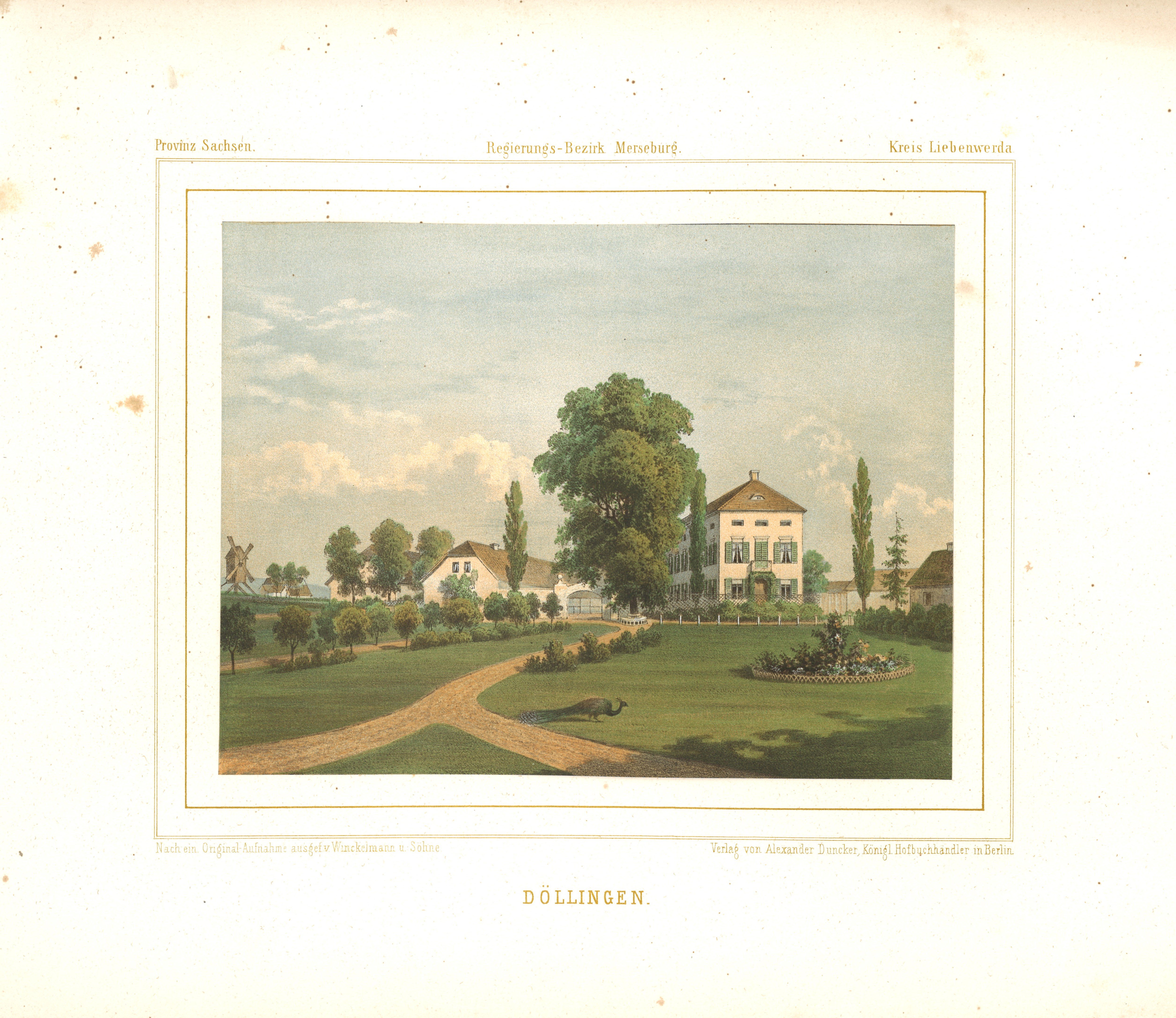 Winckelmann & Söhne (Verlag), Döllingen (Kr. Liebenwerda): Herrenhaus