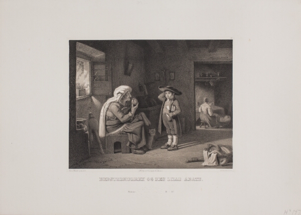 Adolph Kittendorff, Bedstemoderen og den lille abate