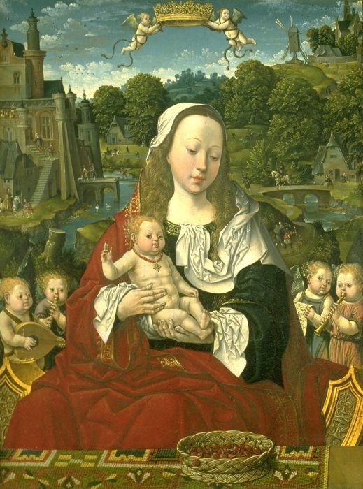 Jacob Cornelisz van Oostsanen, Triptych of Madonna and Child, with donor portraits of Augustijn van Teylingen (1475-1533) and Josina van Egmond van de Nijenburg (1484-1554)