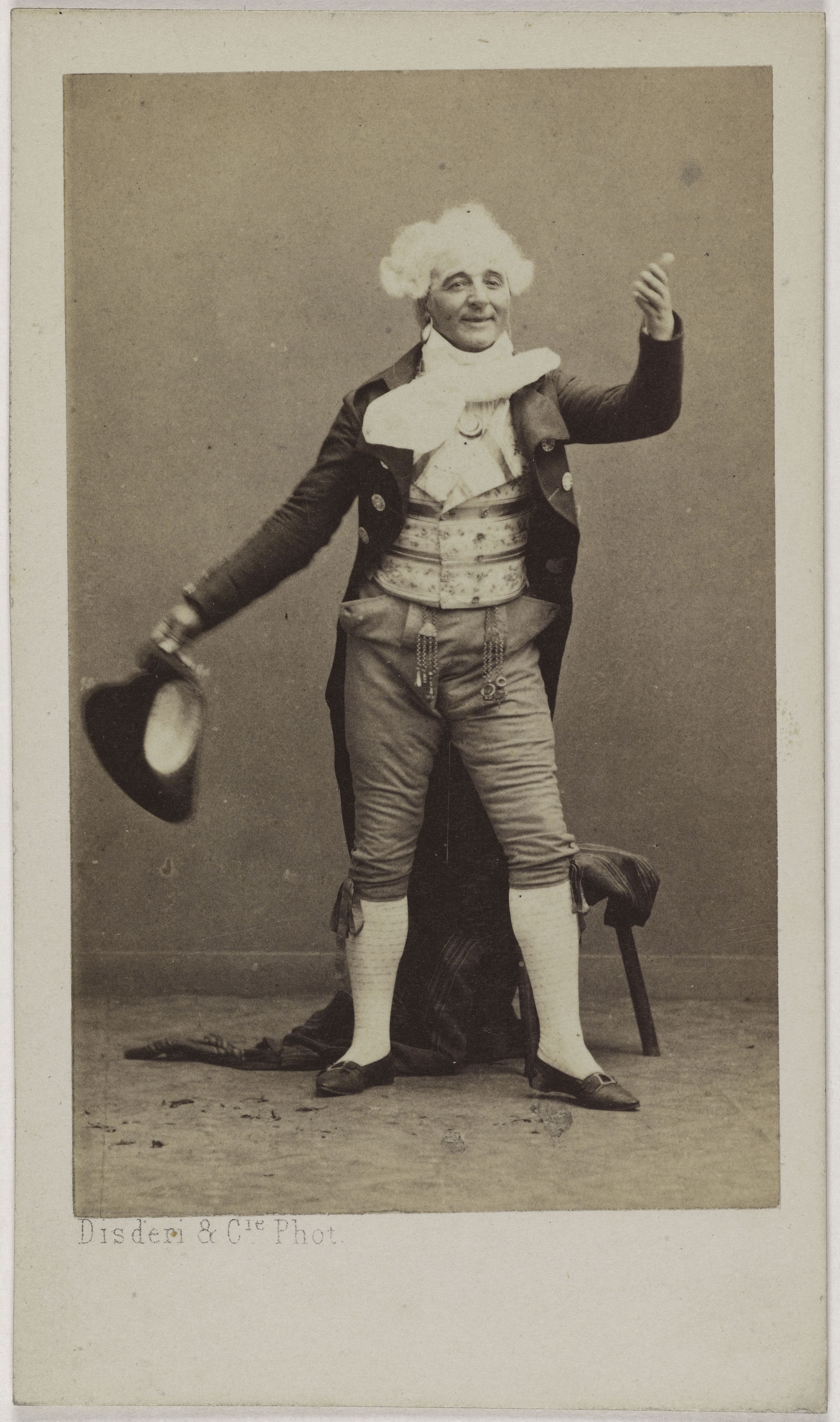 Disderi & Cie, Portrait de Dauty (acteur à l'Opéra comique)