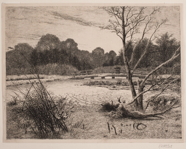 Vilhelm Kyhn, Solnedgang i en skov