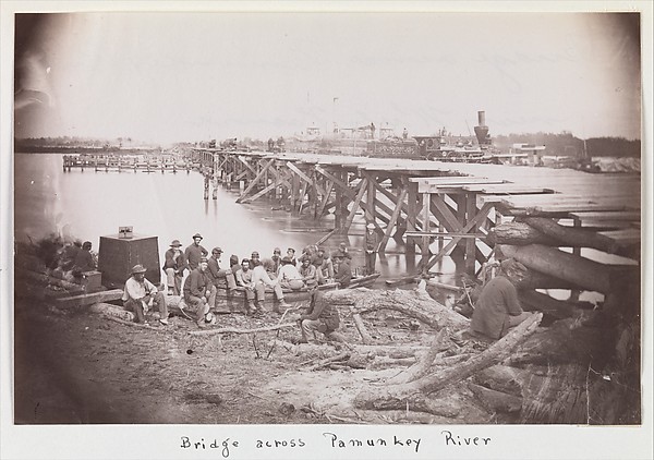 Timothy H. O'Sullivan, Bridge Across Pamunkey River, near White House