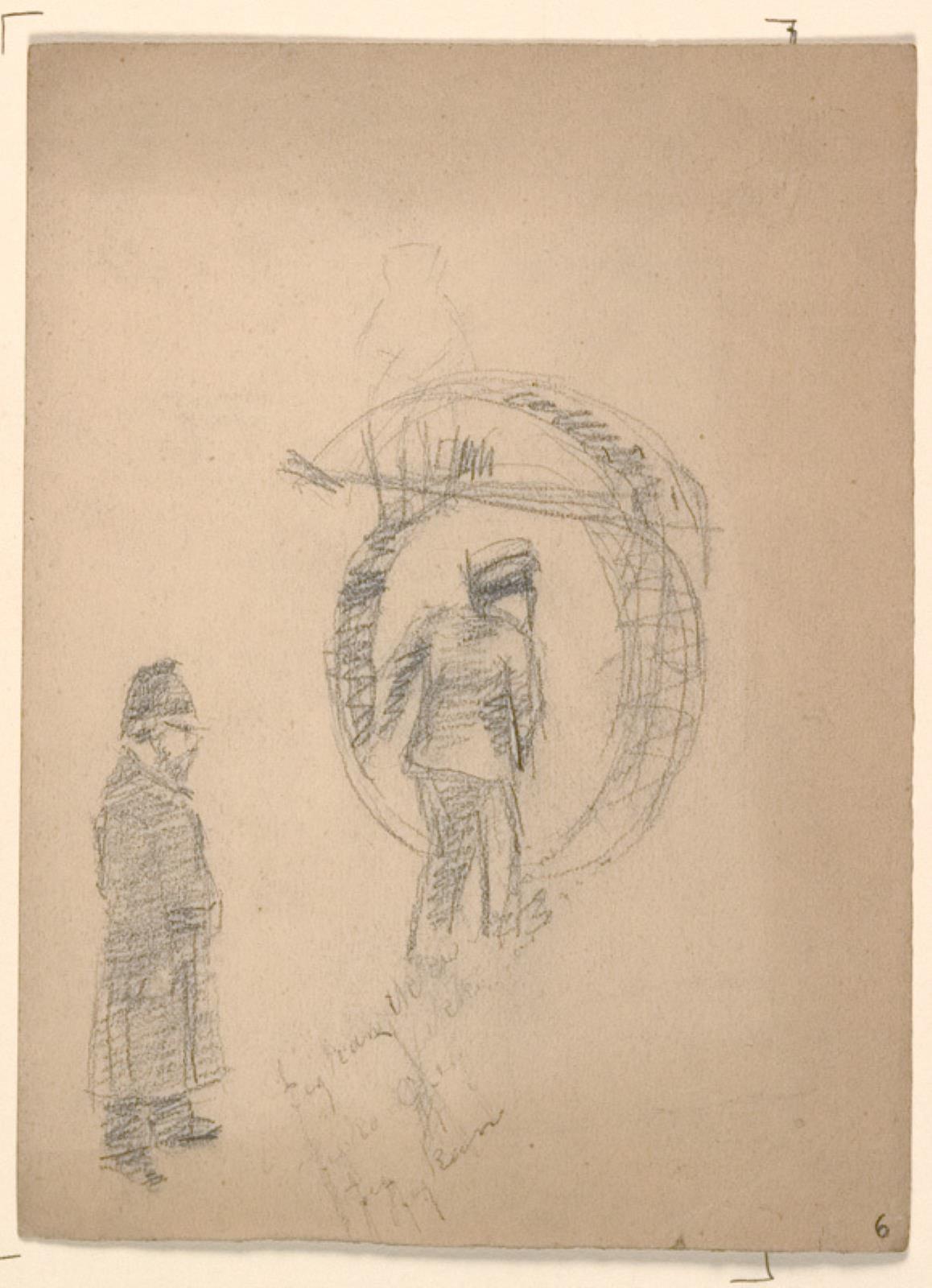 Niels Larsen Stevns, To mænd