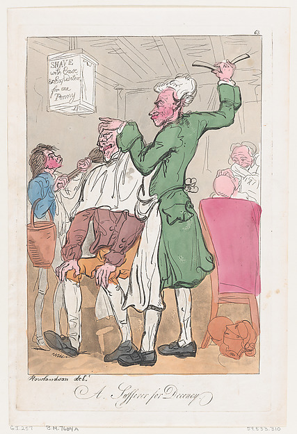 Thomas Rowlandson, A Sufferer for Decency