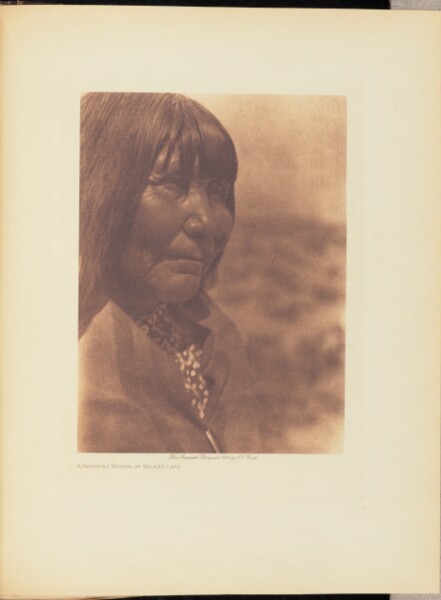 Edward S. Curtis, A Paviotso Woman of Walker Lake