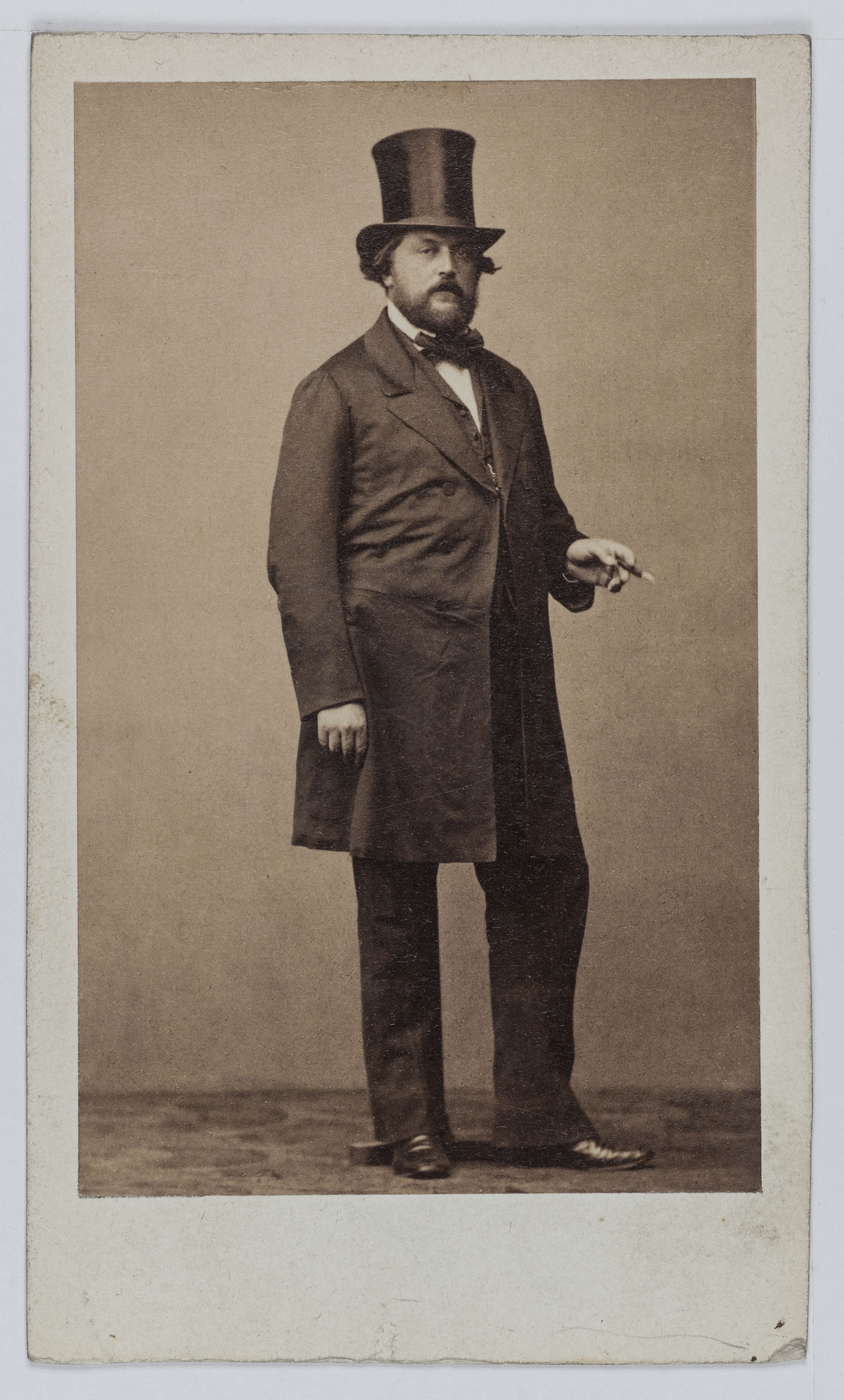 Anonyme, Portrait de Pietro Primoli (1820-1883), comte de Foglia, mari de la princesse Charlotte Bonaparte.