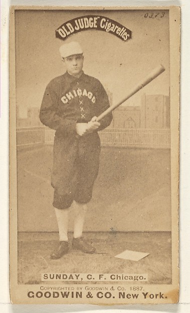 Goodwin & Company, Sunday, Center Field, Chicago, from the Old Judge series (N172) for Old Judge Cigarettes