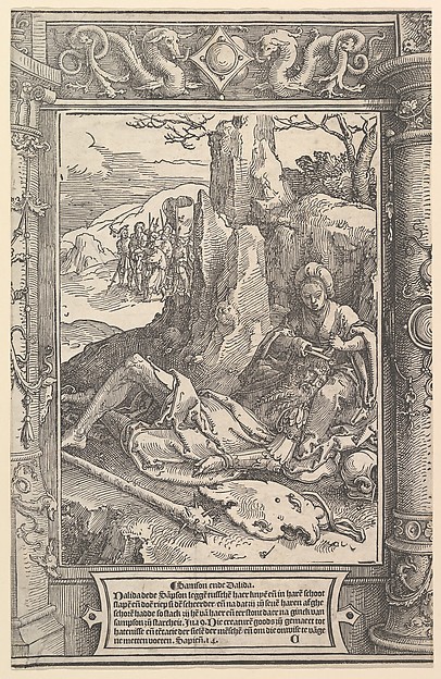 Lucas van Leyden, Samson and Delilah