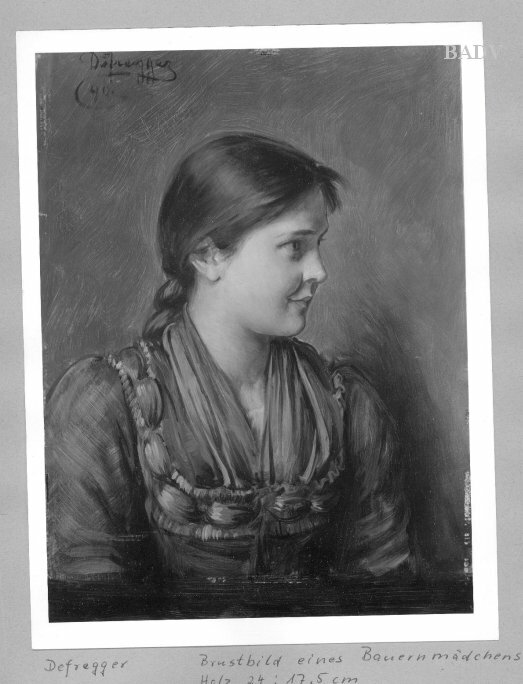 Franz Defregger, Junges Mädchen