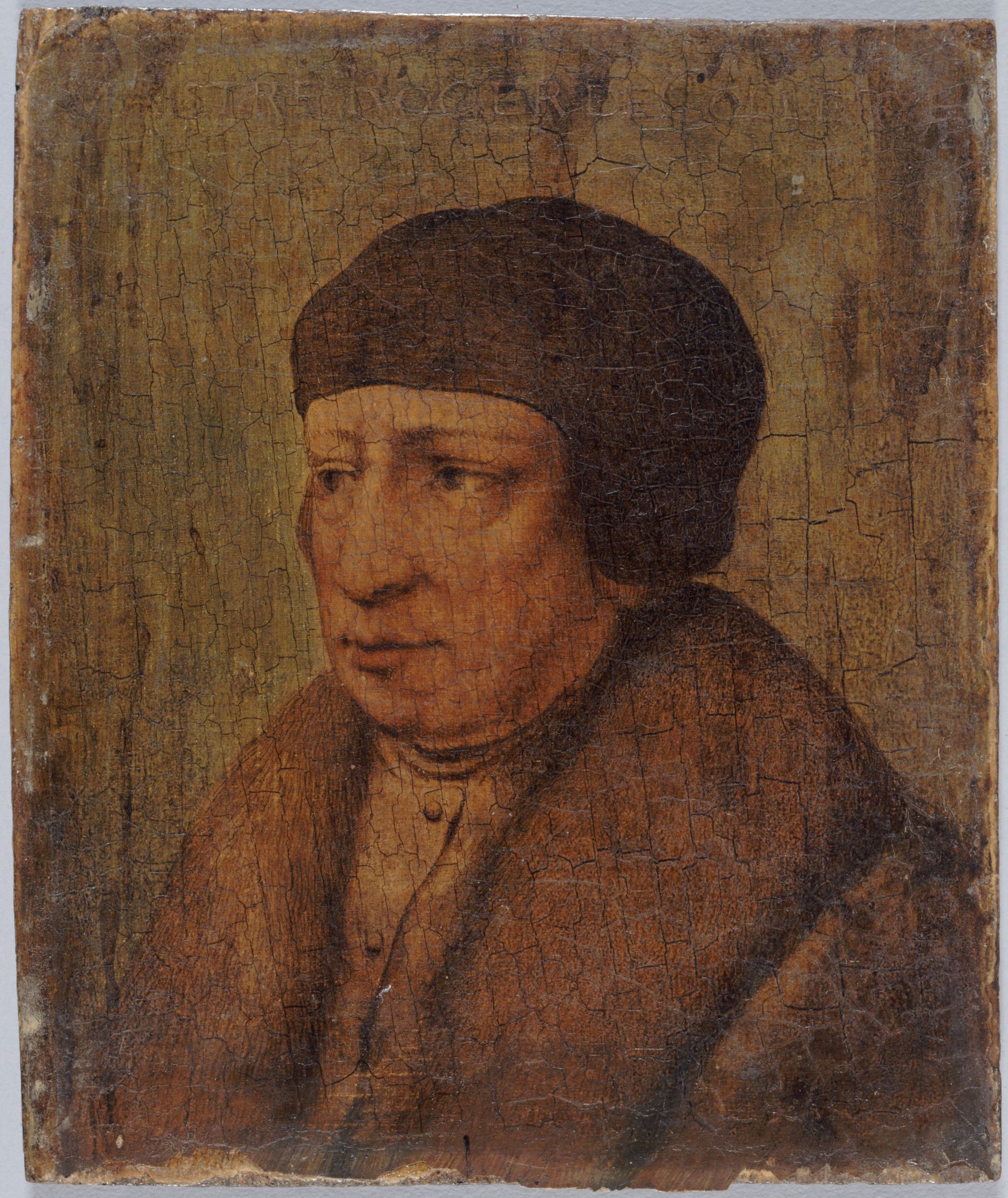 Anonyme, Portrait d'homme, dit de Roger de Collerye (vers 1470-vers 1540), poète