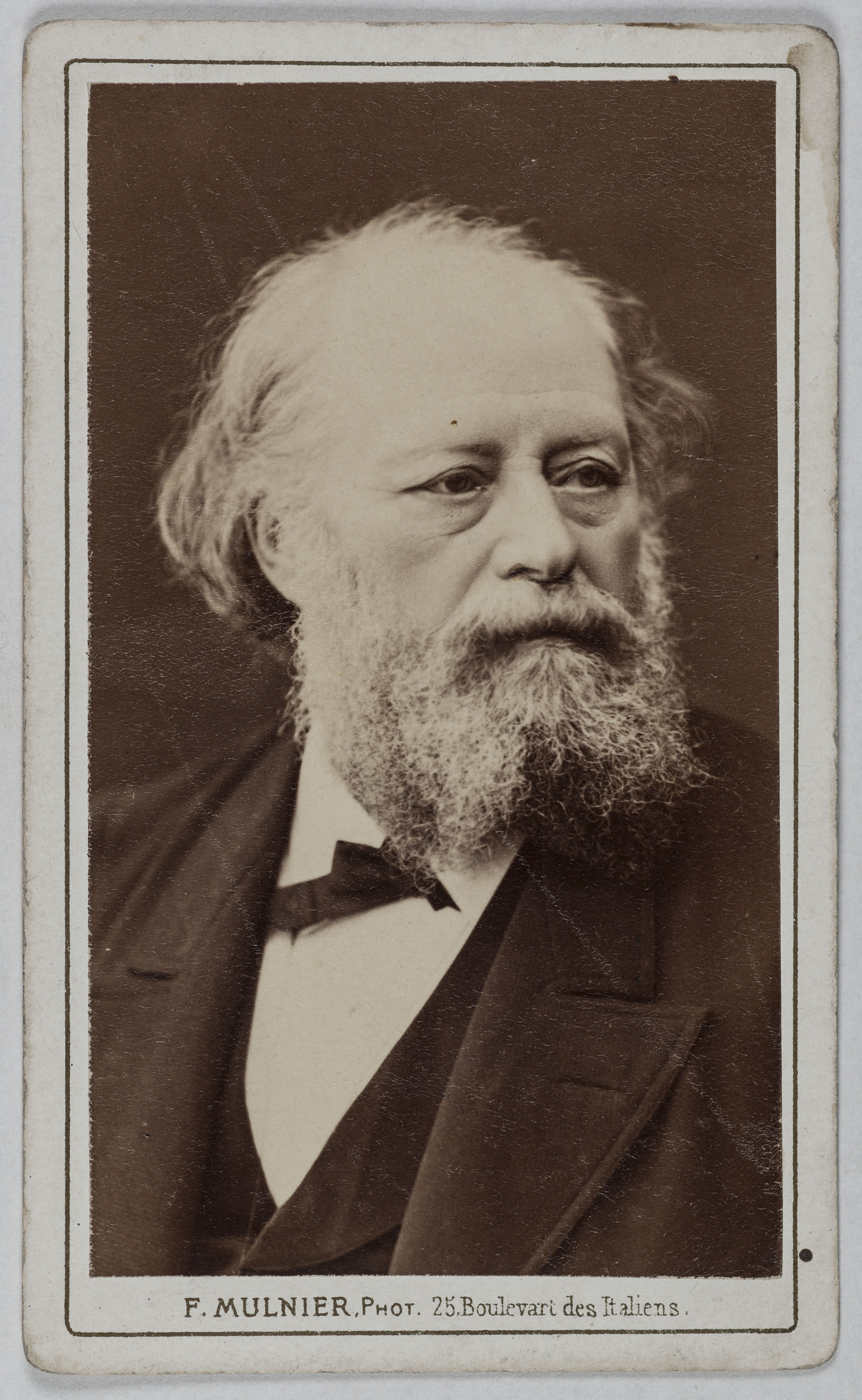 Ferdinand Mulnier, Portrait de François Louis Français (1814-1897), (peintre, lithographe)