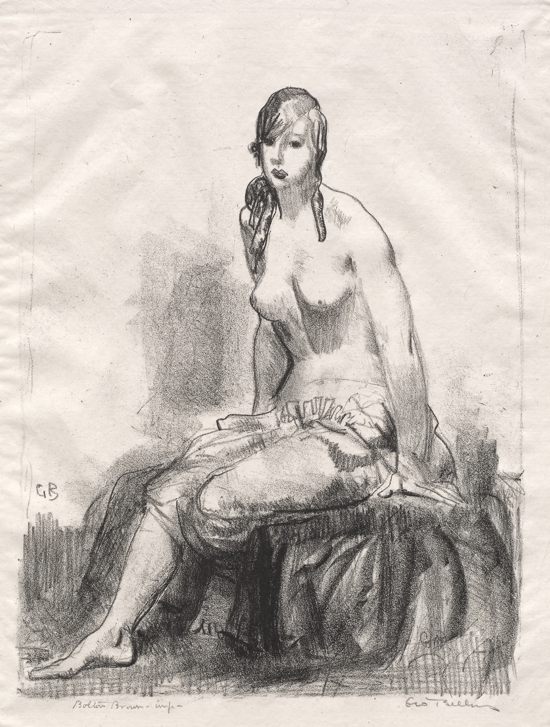 George Bellows, Morning, Nude Sketch