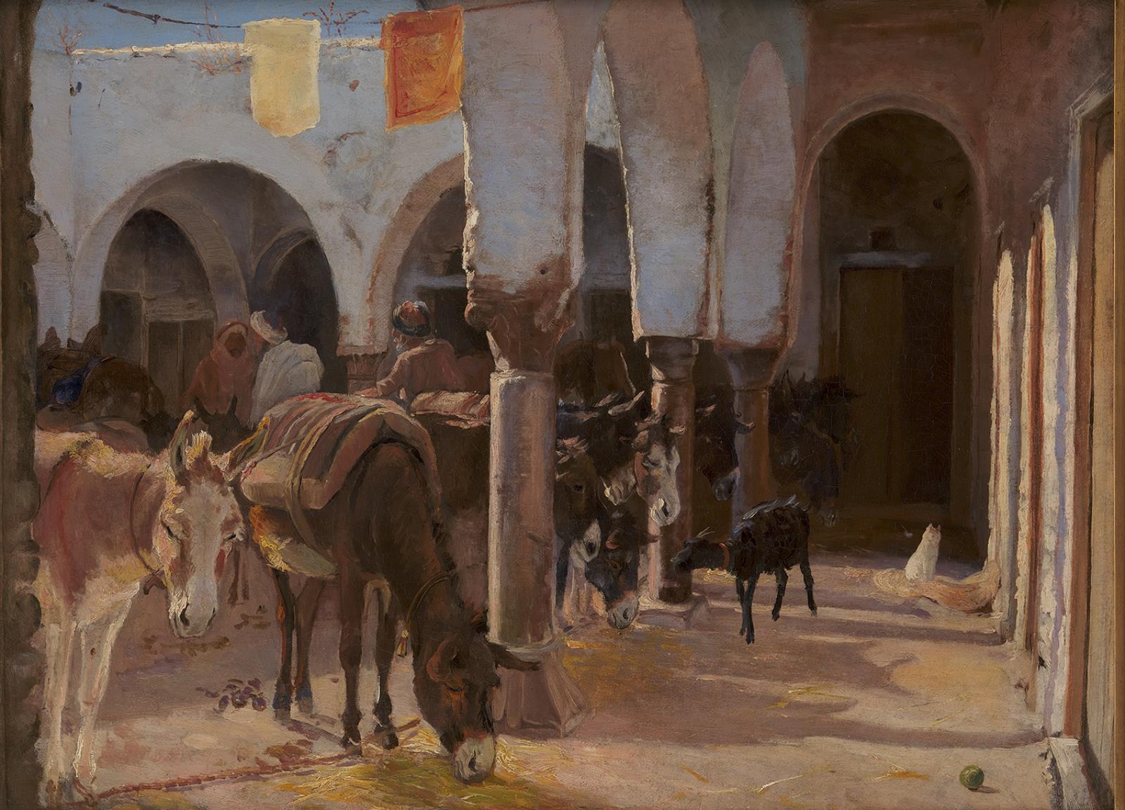 Theodor Philipsen, Æselstald i Tunis