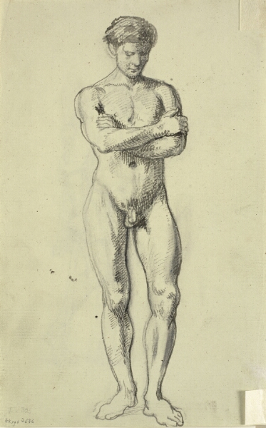 Wilhelm Marstrand, Stående mandlig model