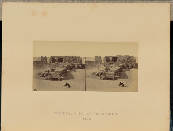 Francis Frith, General View of Koum Ombos