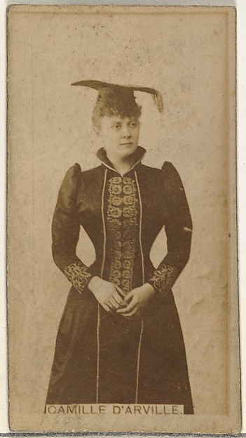 W. Duke, Sons & Co., Camille D'arville, from the Actors and Actresses series (N145-8) issued by Duke Sons & Co. to promote Duke Cigarettes