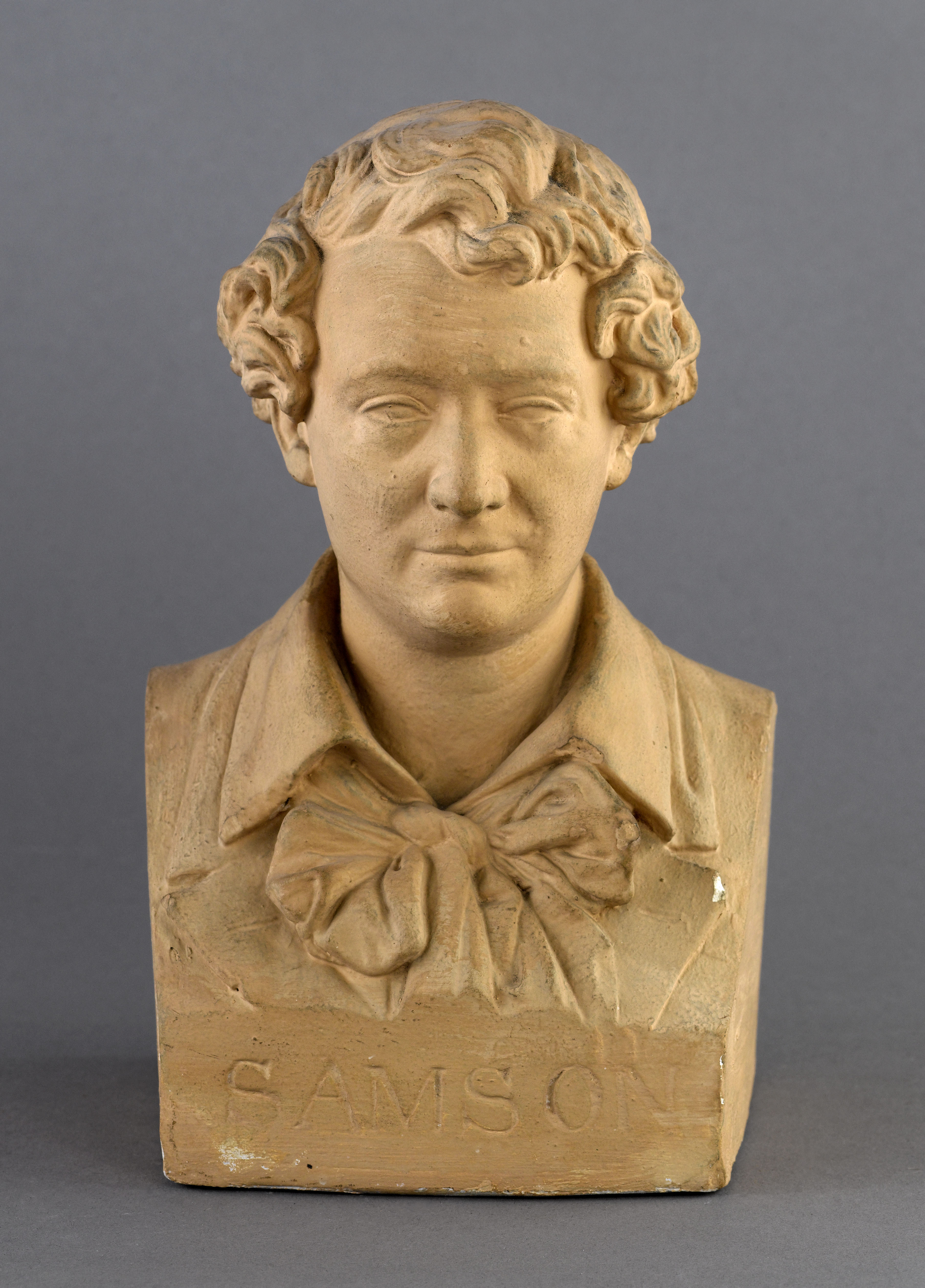 Jean Pierre Dantan, Portrait sérieux de l'acteur au Théâtre Français, Joseph-Isidore Samson, (1793-1871)