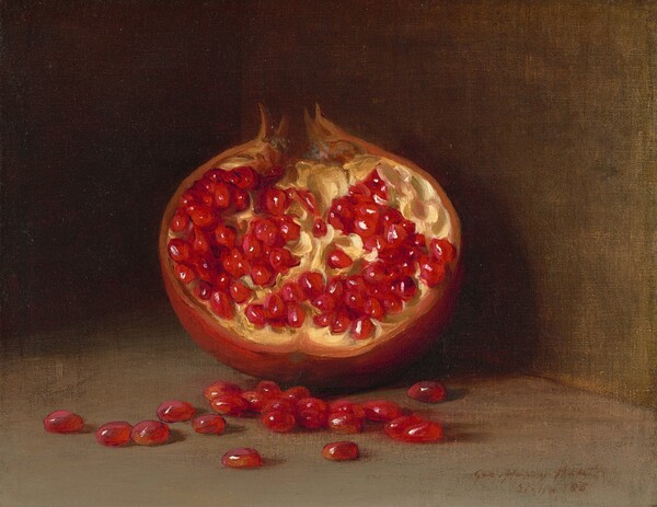 George Henry Hall, A Pomegranate, Siena