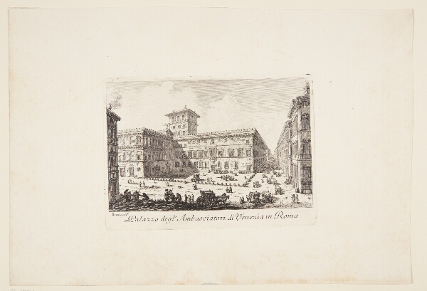 Giovanni Battista Piranesi, De venezianske ambassadørers palazzo i Rom