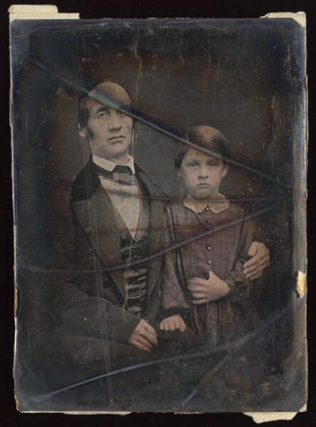 Unknown, [Portrait of a Father and Daughter]