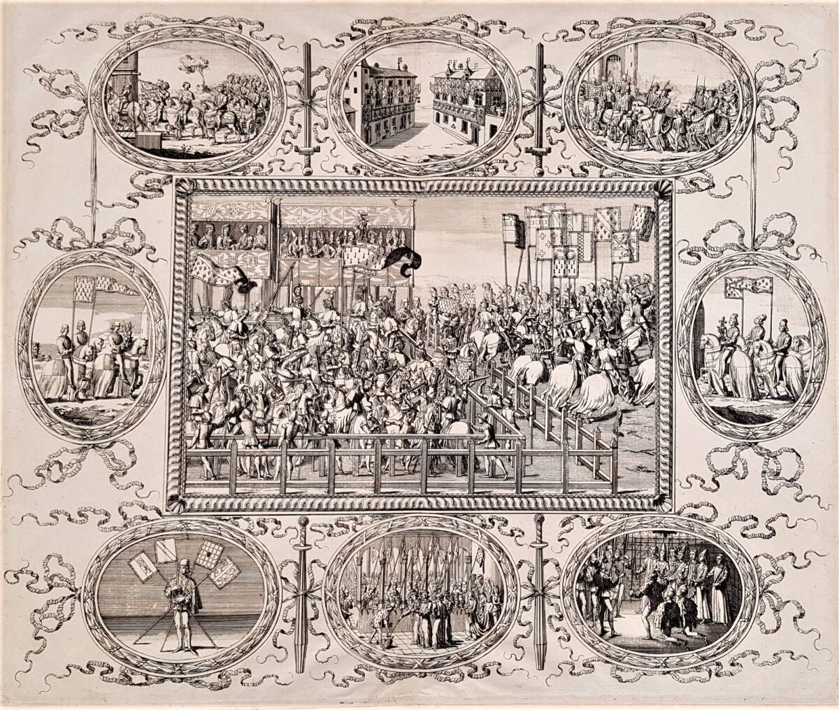 Anonym, Szenen aus dem Turnierbuch des René von Anjou (1409-1480)