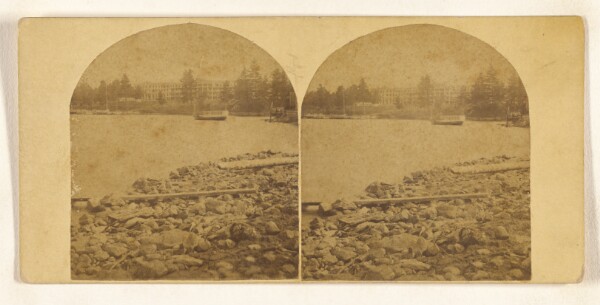 New York Stereoscopic Company, Lake George or Horicon, N.Y. Fort William Henry Hotel.
