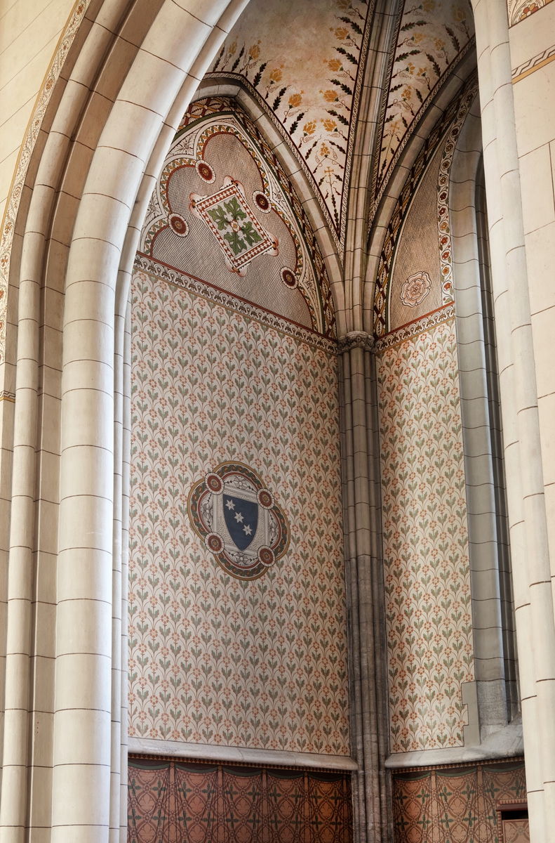 Olle Norling, Västra och norra väggen i Gyllenborgska koret, Uppsala domkyrka, Uppsala 2013