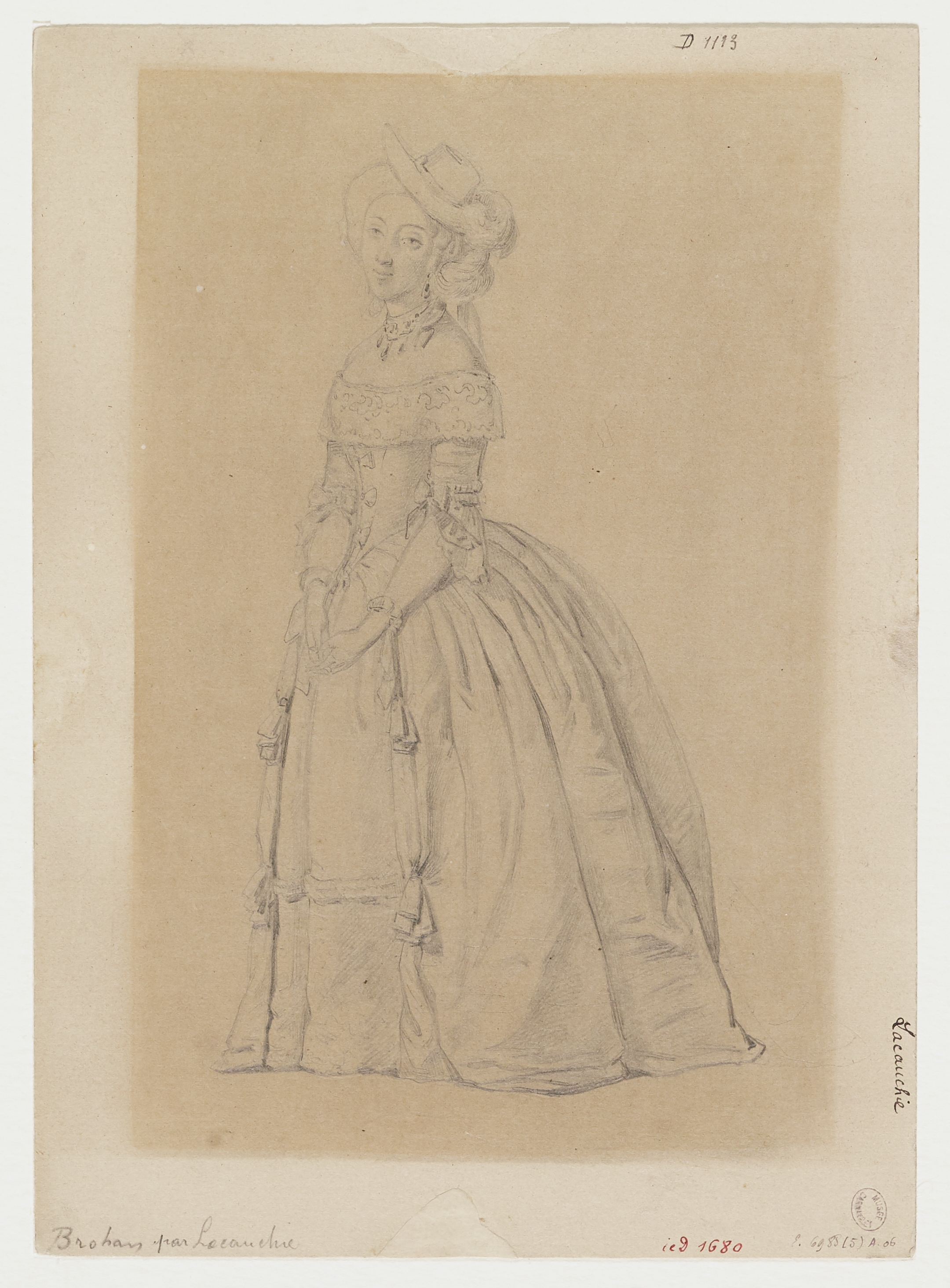 Alexandre Lacauchie, Portrait de l'actrice C. Brohan