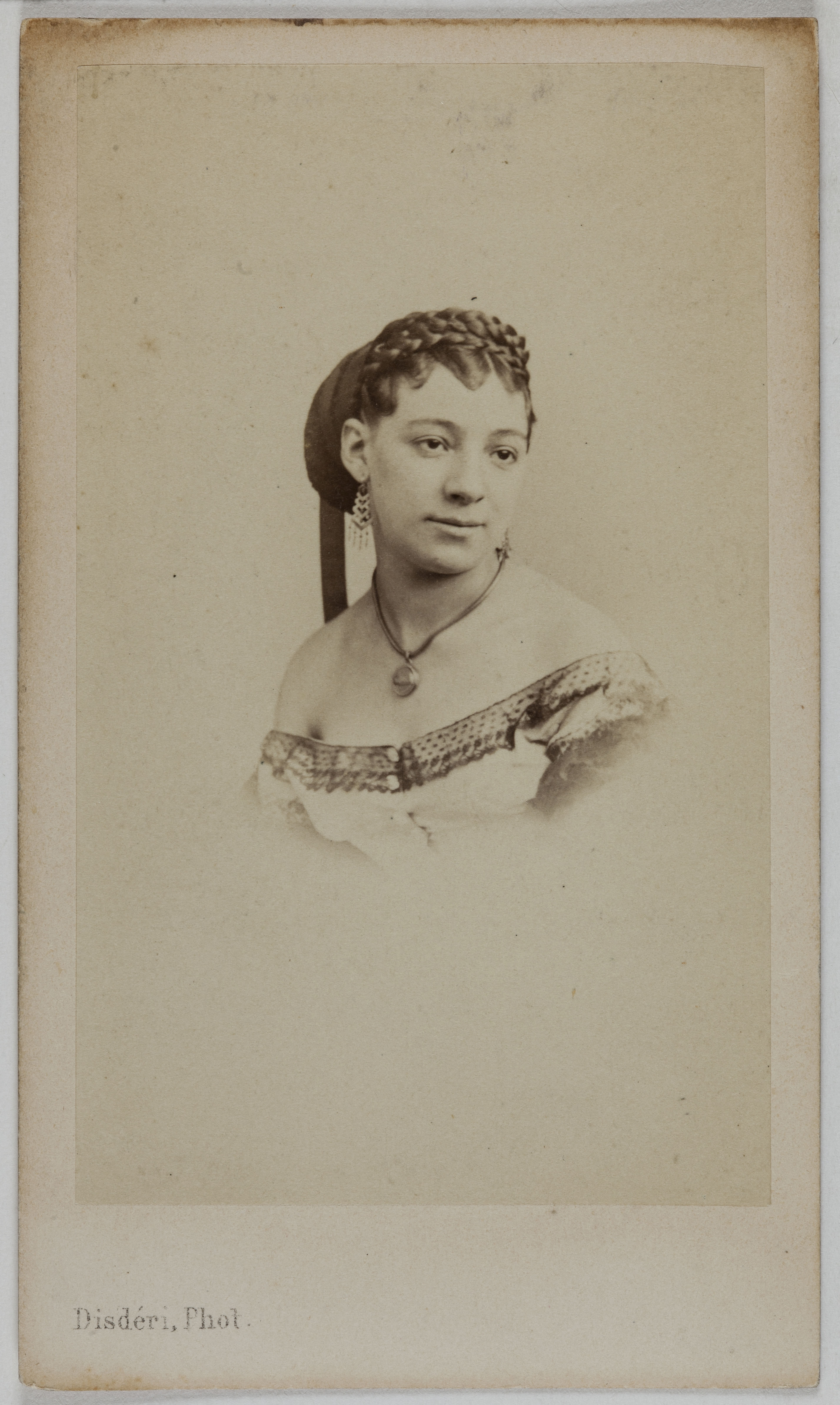 André-Adolphe-Eugène Disdéri, Portrait de Balson (danseuse à l'Opéra)