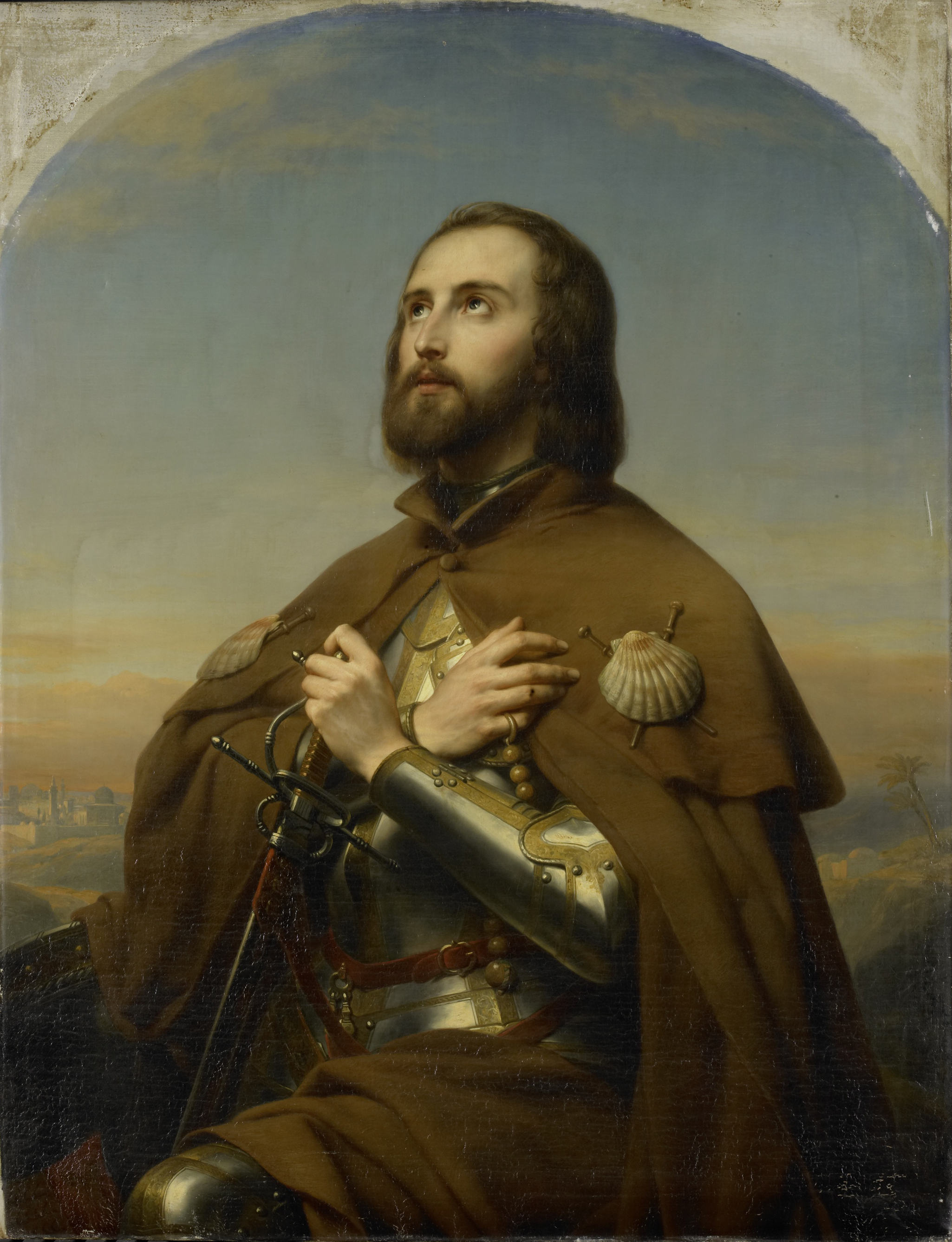 Nicaise de Keyser, Eberhard (1445-96), Duke of Würtemberg, as a Pilgrim in the Holy Land