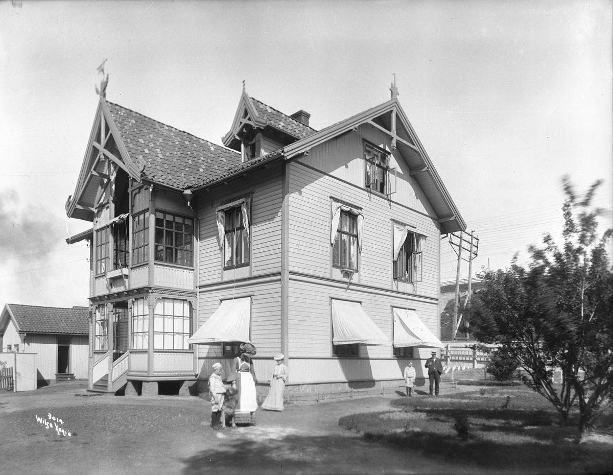 Anders Beer Wilse, Prot: Sarpsborg - Ingeniør Fritzners hus 13/6 1904