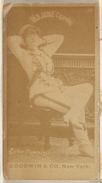 Goodwin & Company, Cutie Campbell, from the Actors and Actresses series (N171) for Old Judge Cigarettes