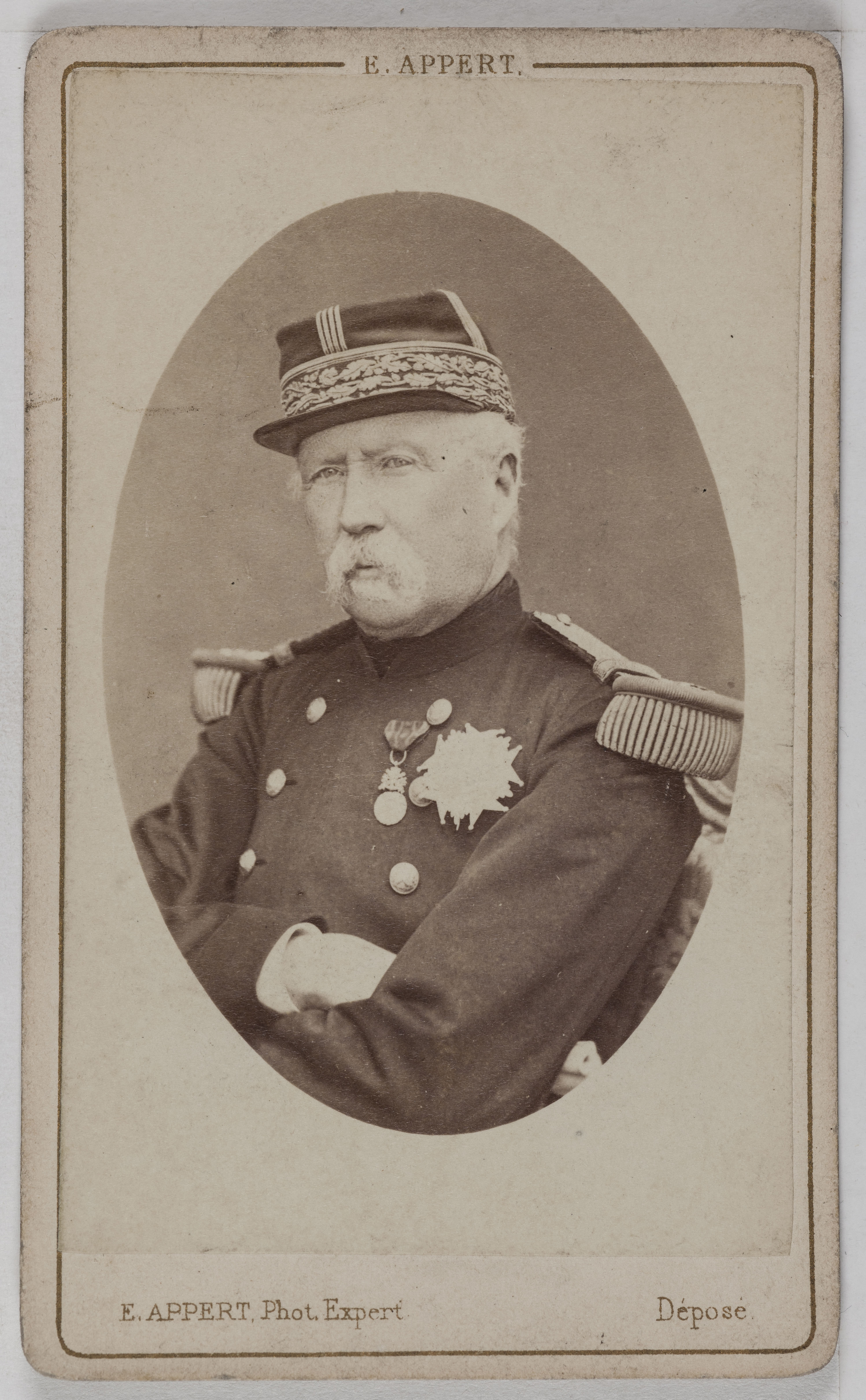 Ernest Charles Appert, Portrait de Patrice de Mac-Mahon, (1808-1893), (Maréchal de France, Président de la République 1873-79)