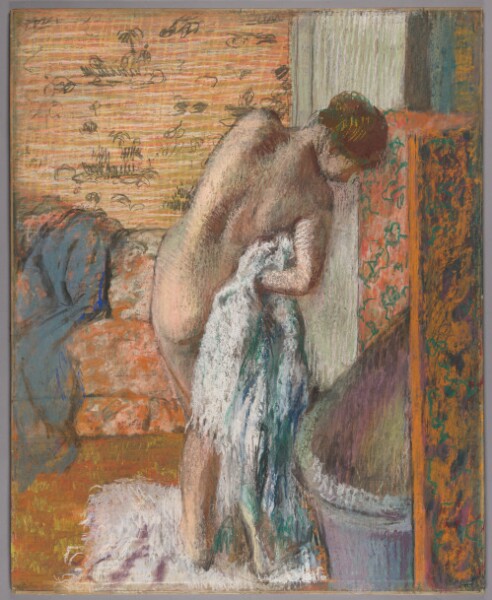 Edgar Degas, Après le bain (Femme s'essuyant)