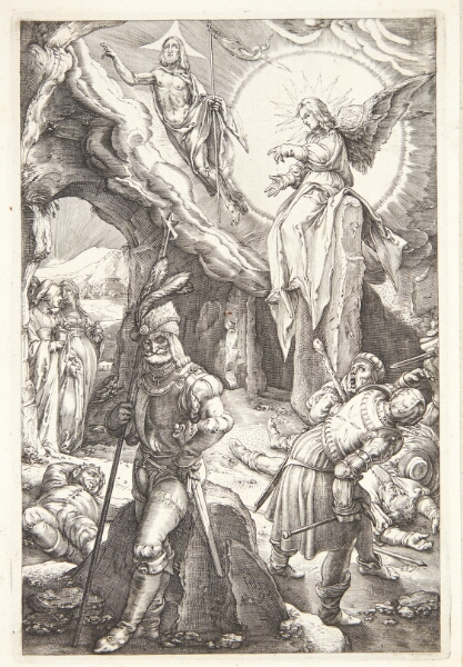 Hendrick Goltzius, Jesus på korset