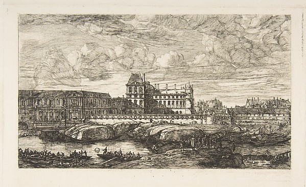 Charles Meryon, L'Ancien Louvre (The Old Louvre, Paris)