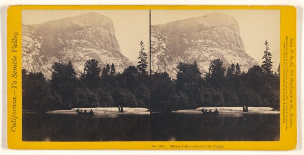 John P. Soule, Mirror Lake. - Yo Semite Valley.